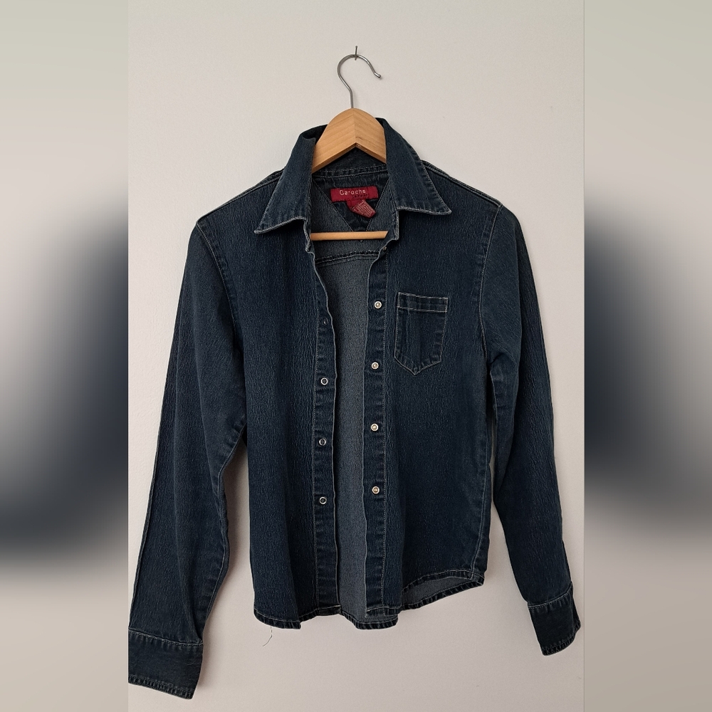Garoche dark wash denim jacket